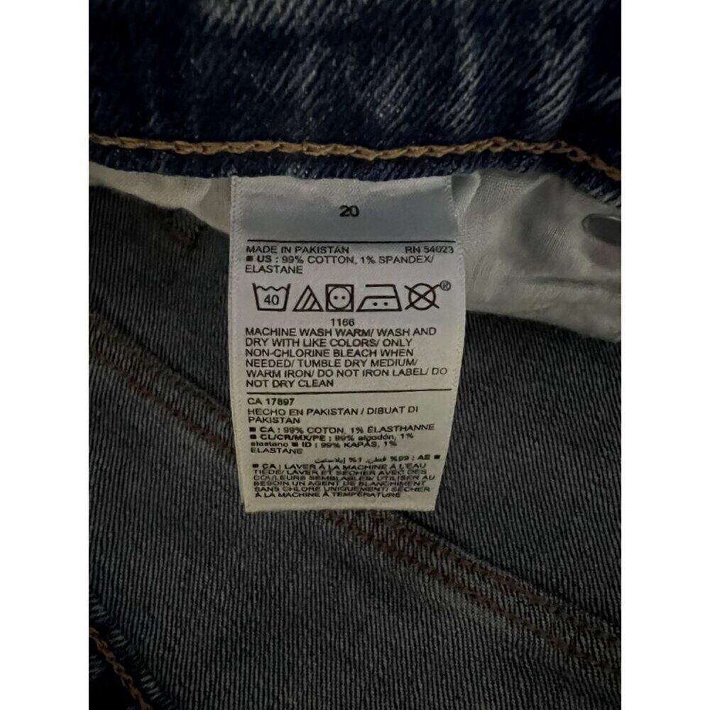 Old Navy Extra High Rise Sky-Hi Straight Jeans Women's Size 20 New with Tags Dis - Picture 7 of 7
